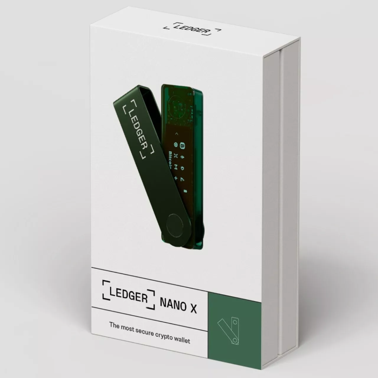 Ledger Nano X Hardware Wallet Crypto （Emerald Green）New Sealed