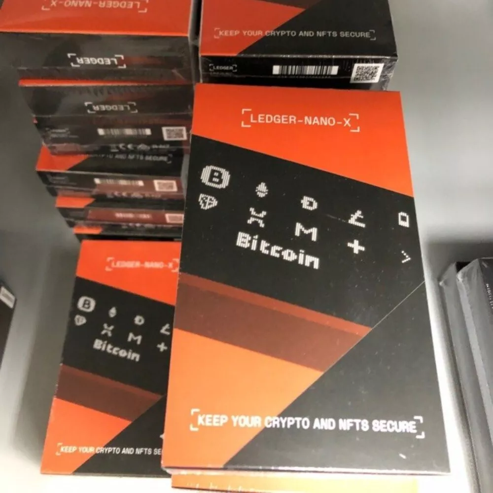 Ledger Nano X Bluetooth Crypto Hardware Wallet Secure Portable New Sealed Box