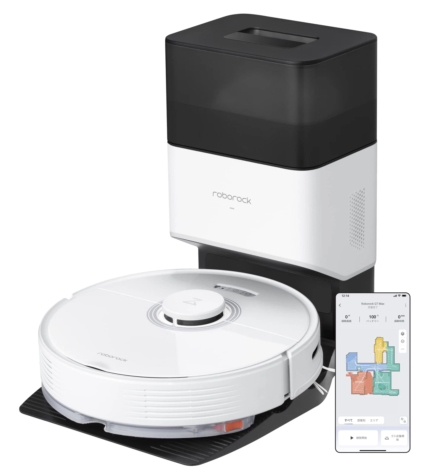 Roborock Robot Vacuum Cleaner Q7Max+ White New